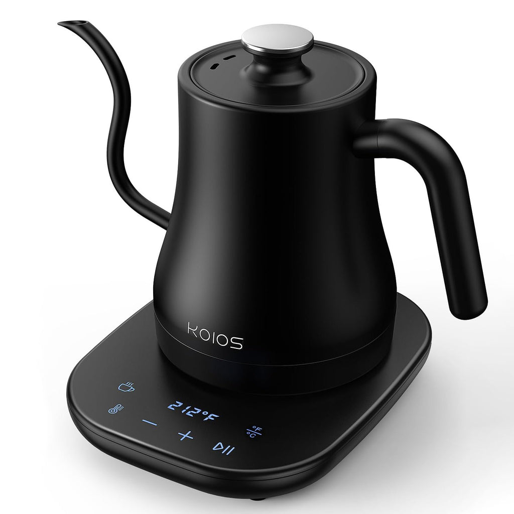 KOIOS Gooseneck Kettle | 1°F Control + 1200W & 4hr Keep Warm
