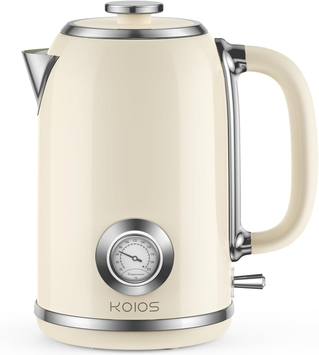 KOIOS 1.8L Kettle | 1500W Fast Boil + Live Temp Gauge