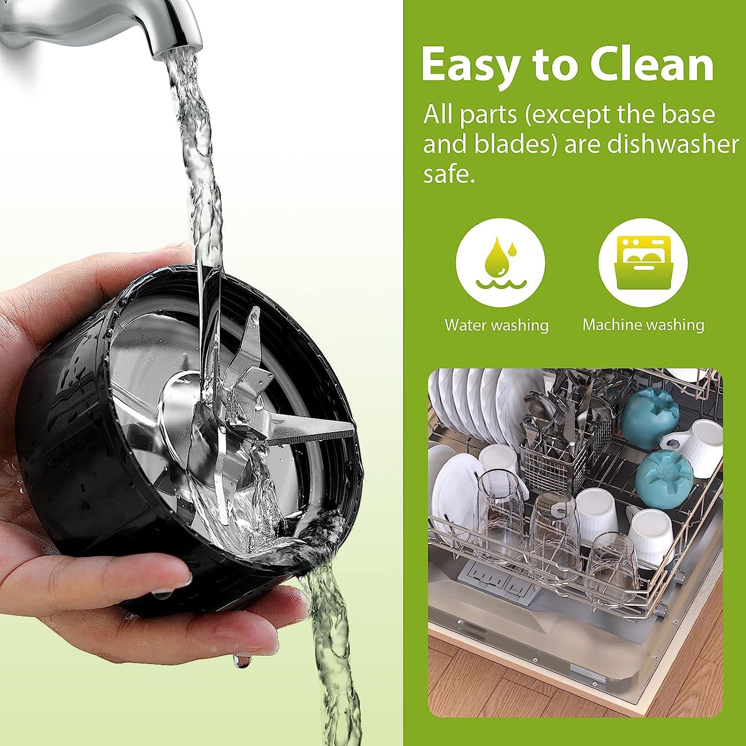 KOIOS BL328B 900W Countertop Blenders for Shakes and Smoothies KOIOS