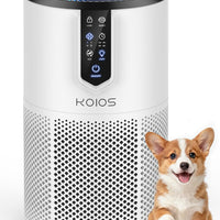 Air Purifiers for Home Large Room Up to 1300 ft², KOIOS H13 True HEPA Air Purifier for Bedroom, 15dB Quiet With Fragrance Sponge & Night Light, Eco Mode, Air Cleaner for Pets and Odors