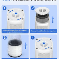 KOIOS BK08 AIir Purifier Filter, Official Certified H13 True HEPA Replacement Filter Compatible with BK08 Air Purifier