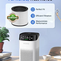 KOIOS BK08 AIir Purifier Filter, Official Certified H13 True HEPA Replacement Filter Compatible with BK08 Air Purifier