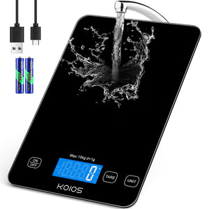 KOIOS K7H Black Scale | 33lb Precise 1g Tare + Type-C