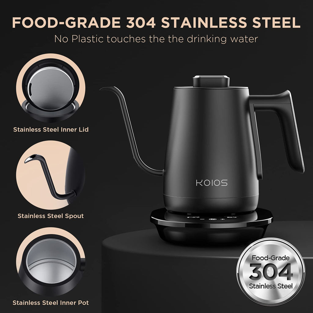 Mecity Electric Gooseneck Kettle With LCD Display Comoros