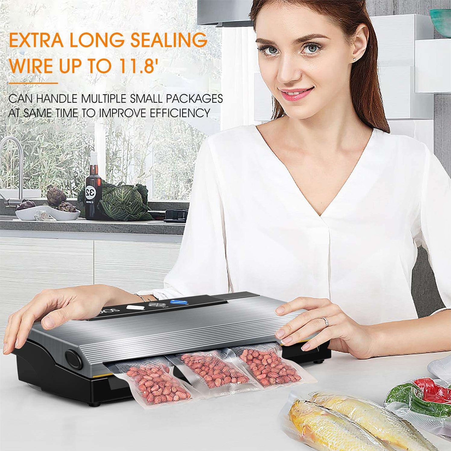 KOIOS VS2233 80Kpa Automatic Food Vacuum Sealer KOIOS