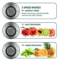 KOIOS Centrifugal Juicer Machines with Big Mouth 3 Inch Feed Chute - ValueLink Shop